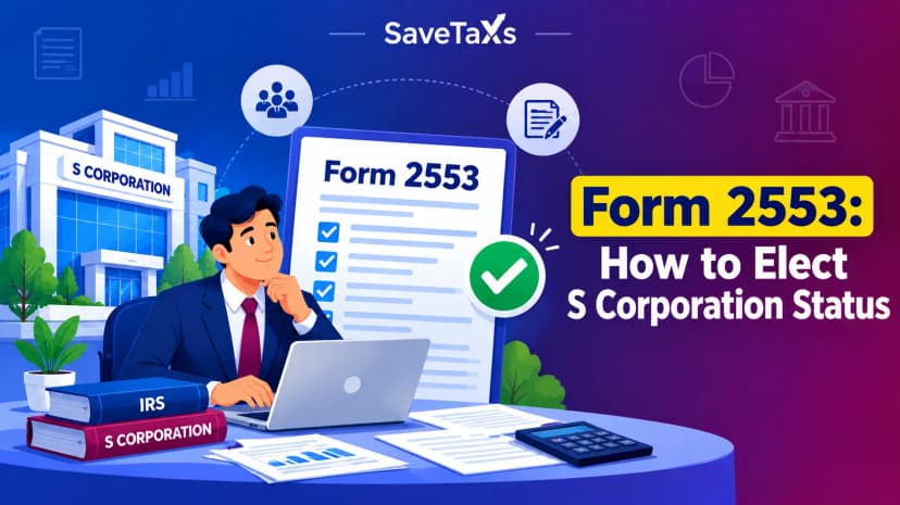 Form 2553: How to Elect S Corporation Status