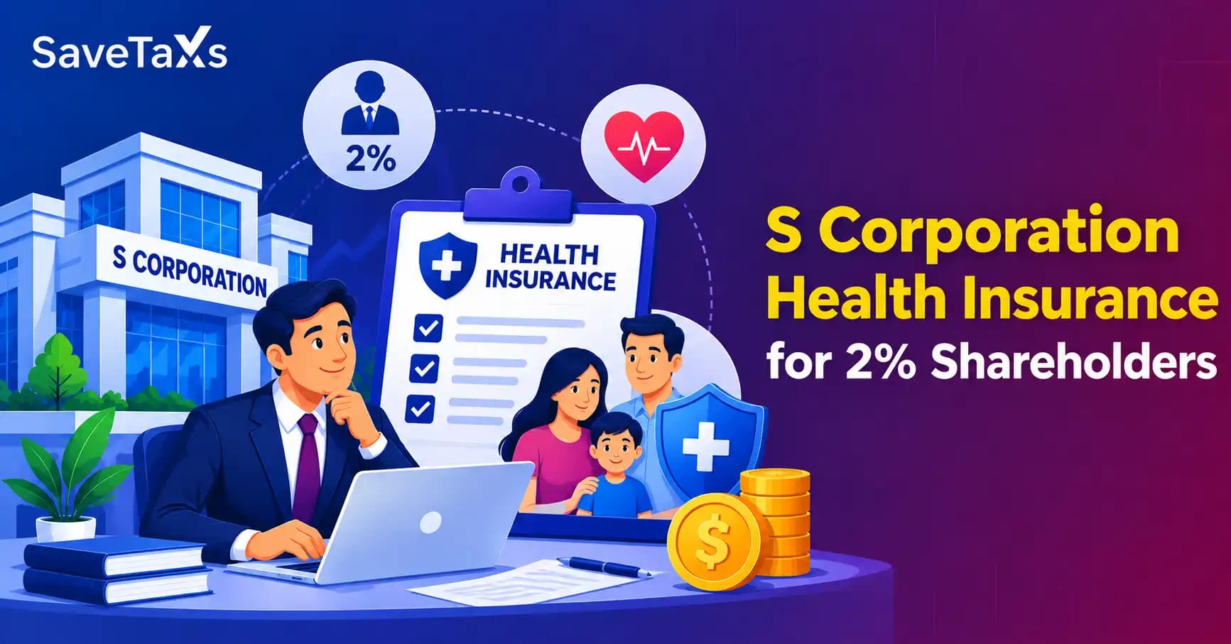 S Corporation Health Insurance for 2% Shareholders