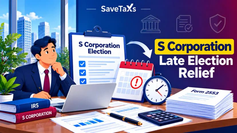 S Corporation Late Election Relief: Form 2553 Rules