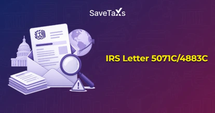  IRS Letter 5071C/4883C: Identity Verification Request
