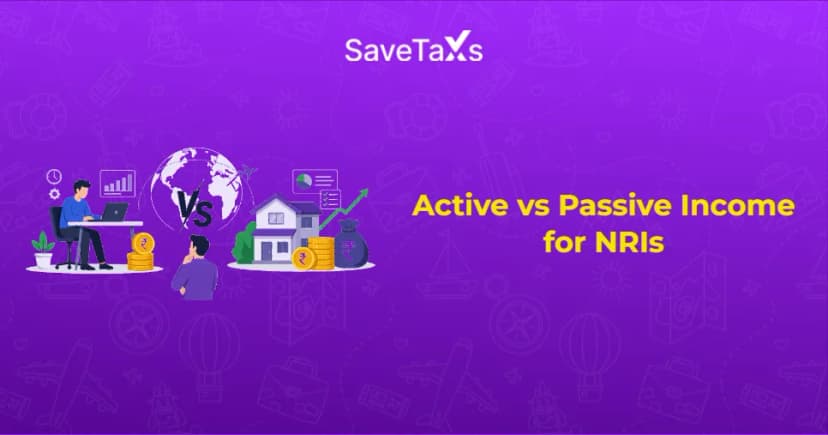 Active vs Passive Income for NRIs