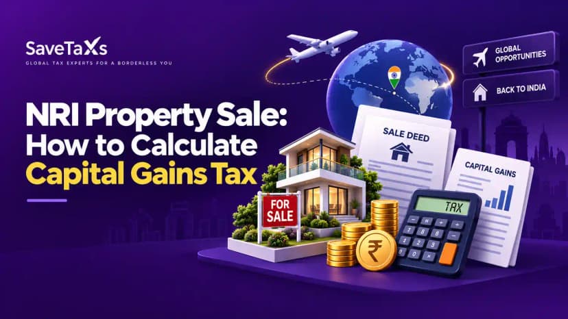 NRI Property Sale: How to Calculate Capital Gains Tax