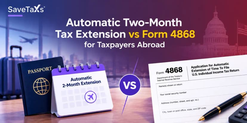 Automatic Two-Month Tax Extension vs Form 4868 for Taxpayers Abroad