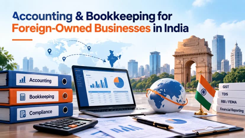Accounting & Bookkeeping for Foreign-Owned Businesses in India