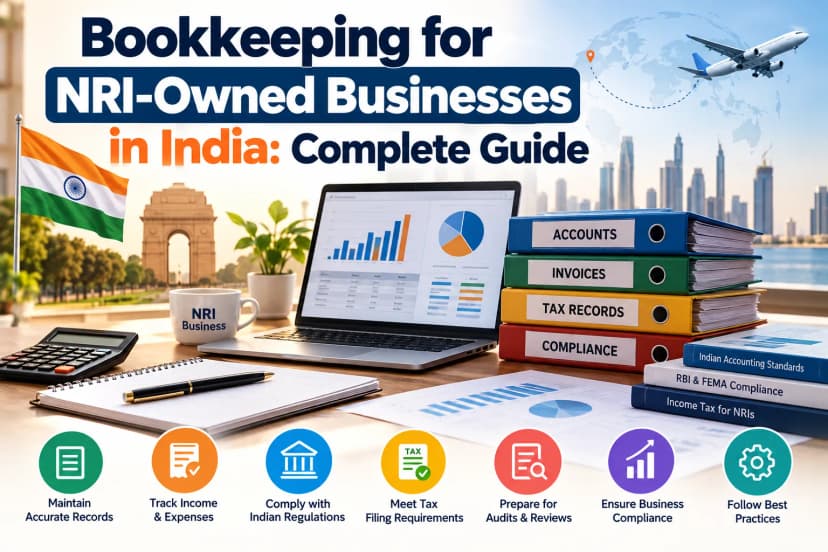 Bookkeeping for NRI-Owned Businesses in India: Complete Guide