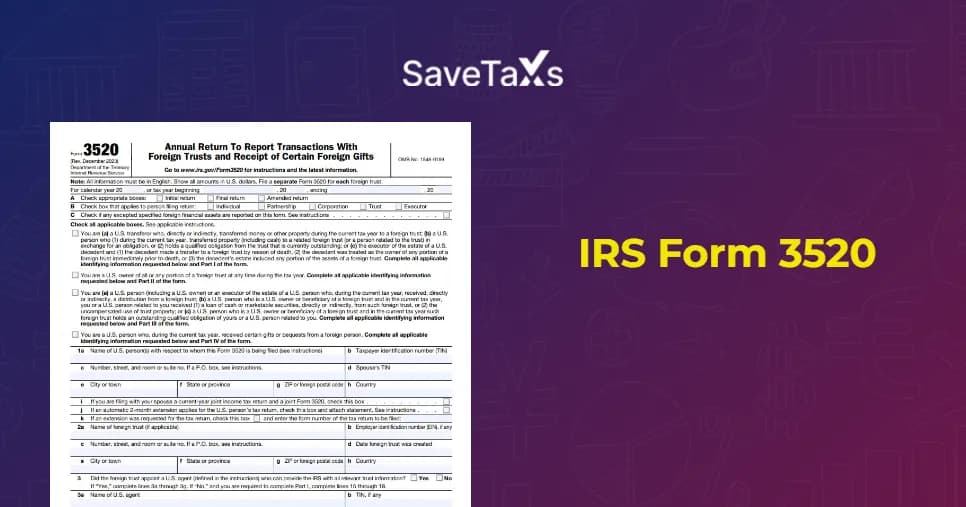 IRS Form 3520