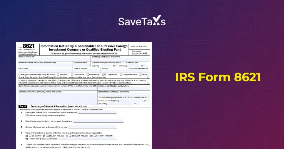 IRS Form 8621