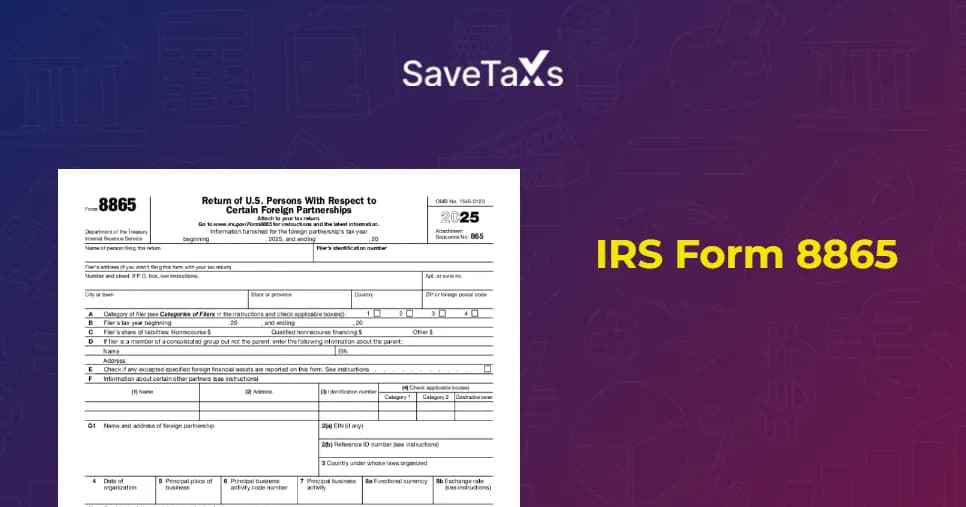 IRS Form 8865
