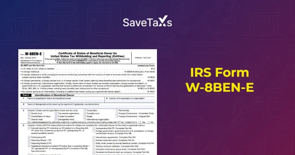 IRS Form W-8BEN-E