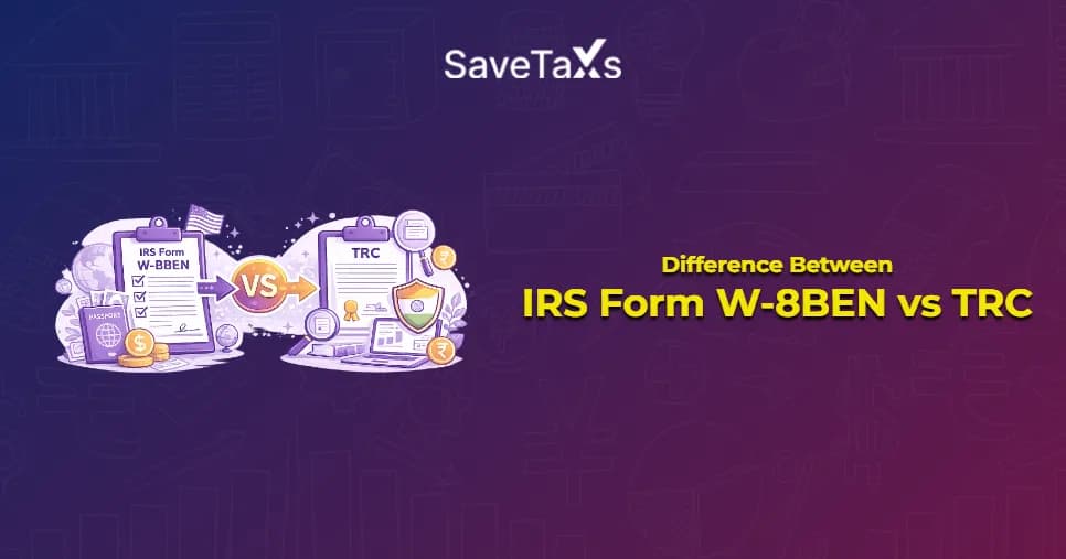 IRS Form W-8BEN vs TRC