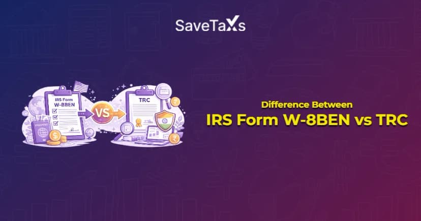 Difference Between IRS Form W-8BEN vs TRC