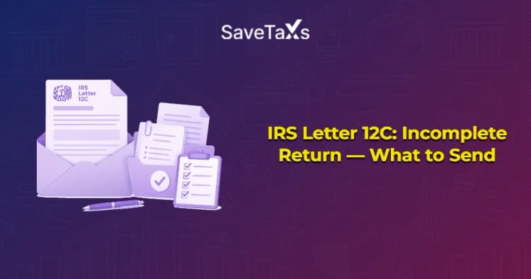 IRS Letter 12C
