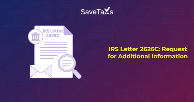IRS Letter 2626C