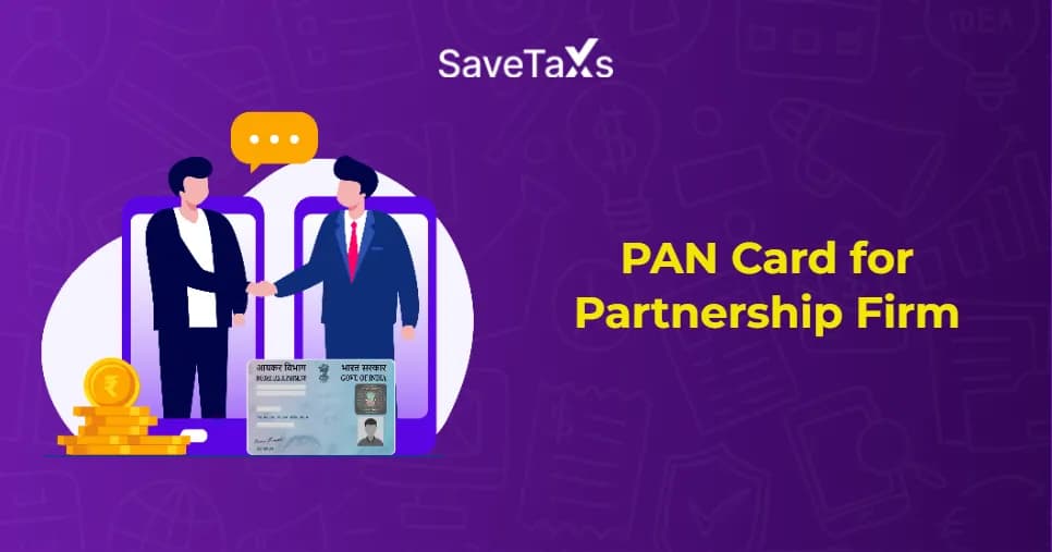 PAN Card for a Partnership Firm