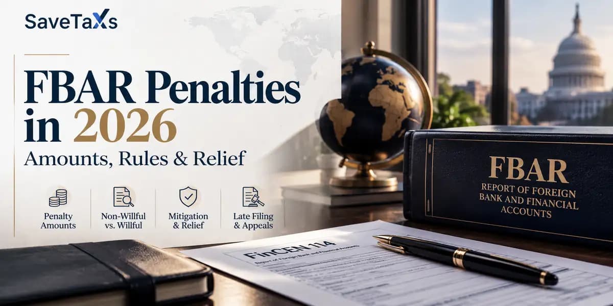 FBAR penalties, filing violations and penalty relief for U.S. taxpayers
