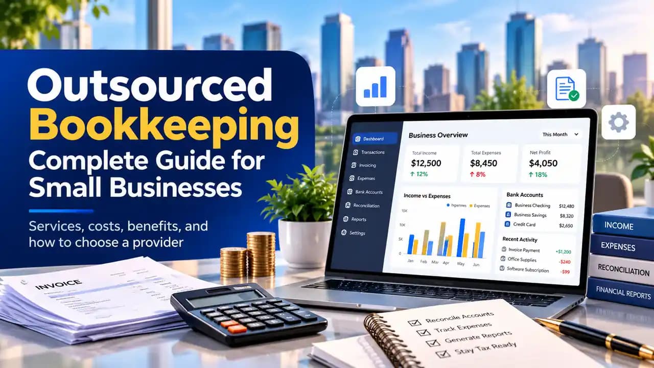 Outsourced bookkeeping services for small businesses