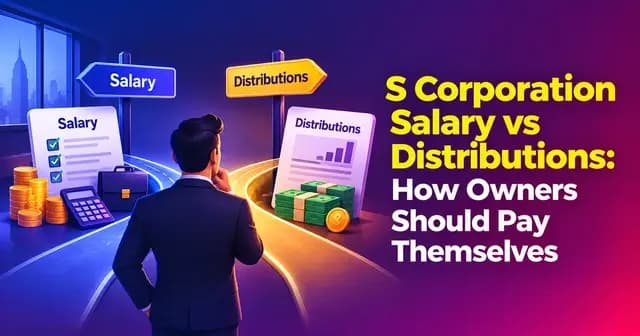 S Corporation Salary vs Distributions: How Owners Should Pay Themselves