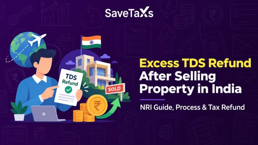 How to Claim Excess TDS Refund After Selling Property in India as an NRI