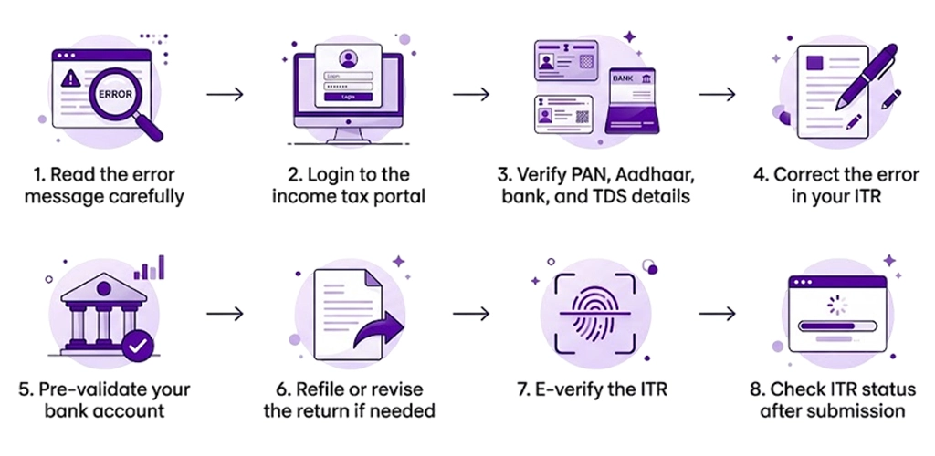 Process to Resolve ITR Validation Errors