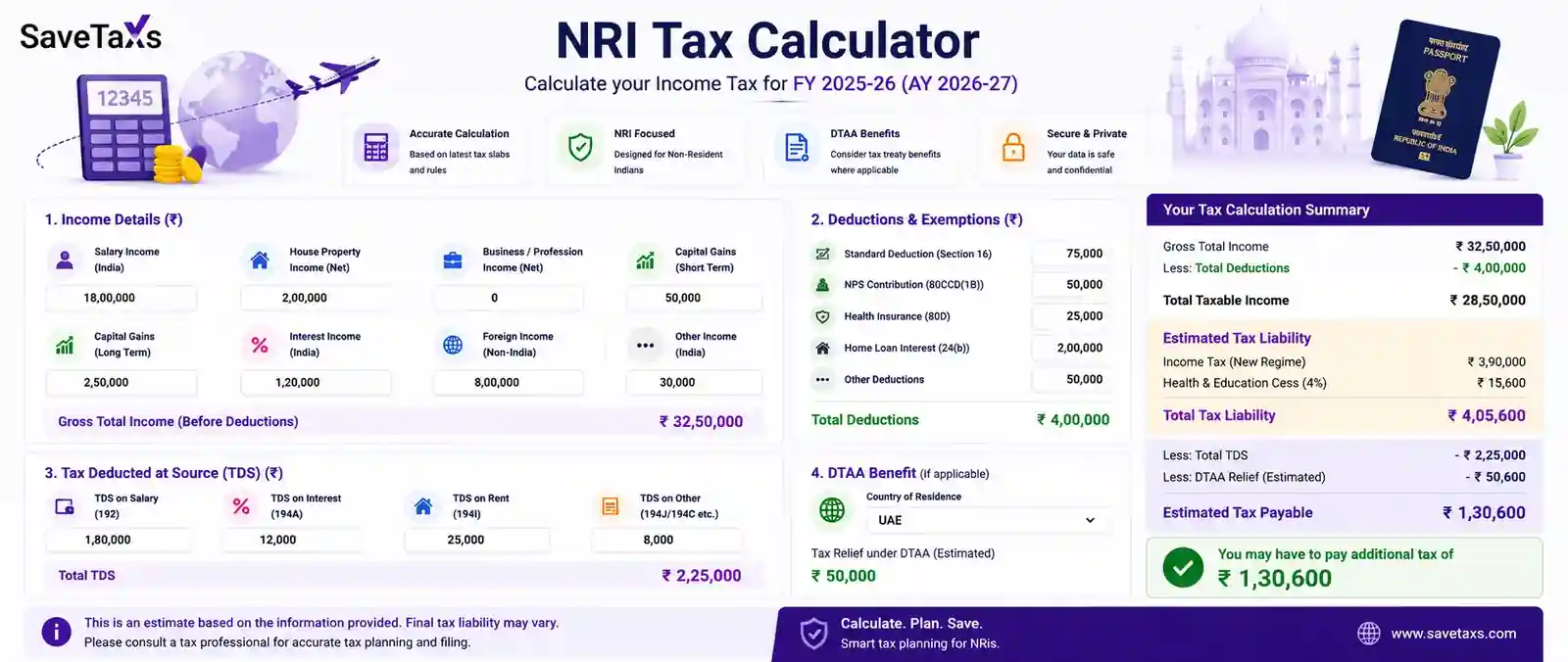 Income Tax Calculator