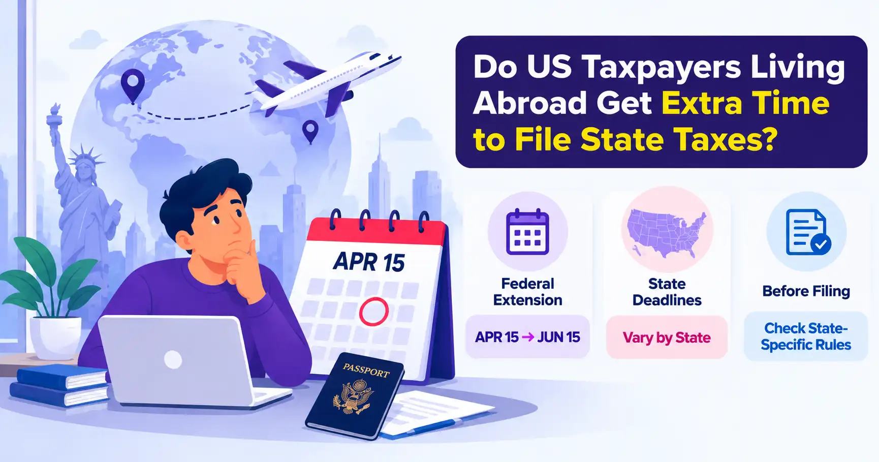 US Taxpayers Living Abroad Get Extra Time to File State Taxes