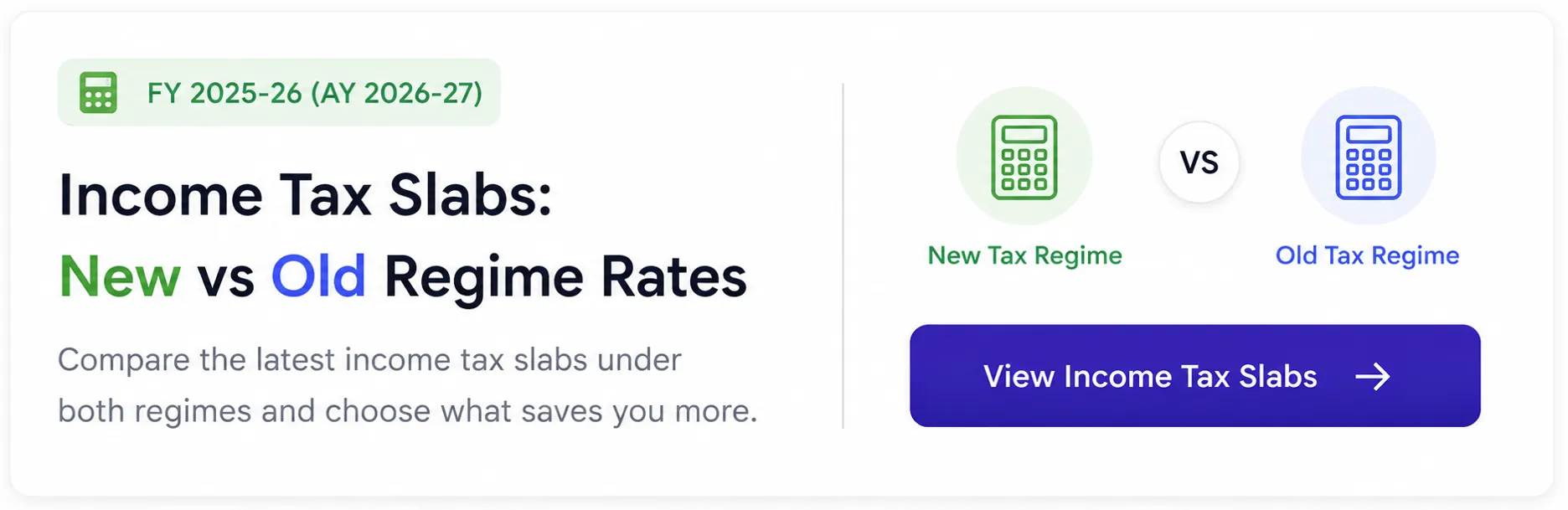 Income Tax Slabs