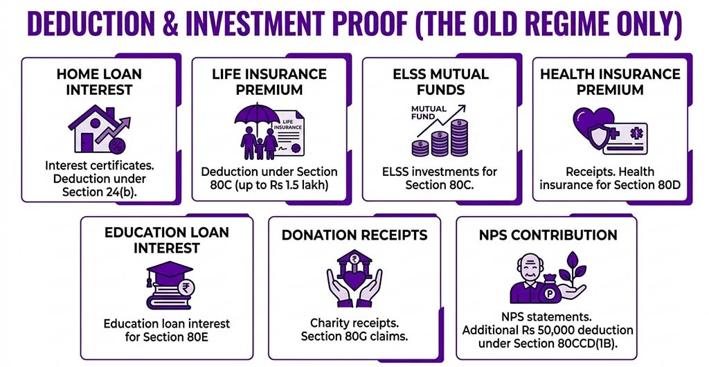 Deduction & Investment Proof
