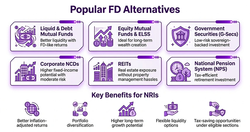 Best FD Alternatives for NRIs