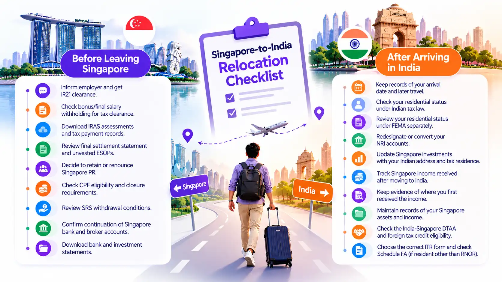Singapore-to-India Relocation Checklist