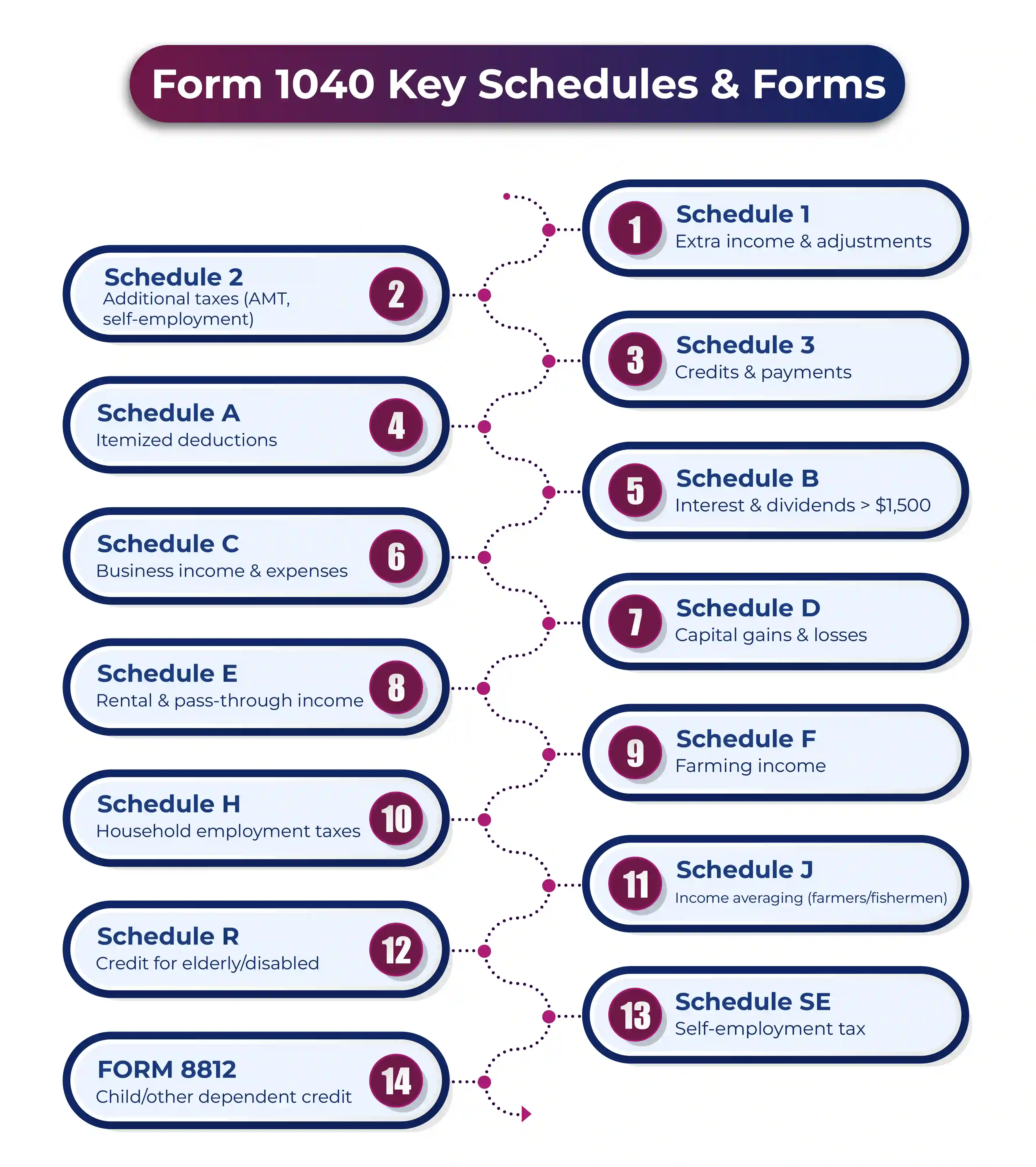 IRS Form 1040 Detail  