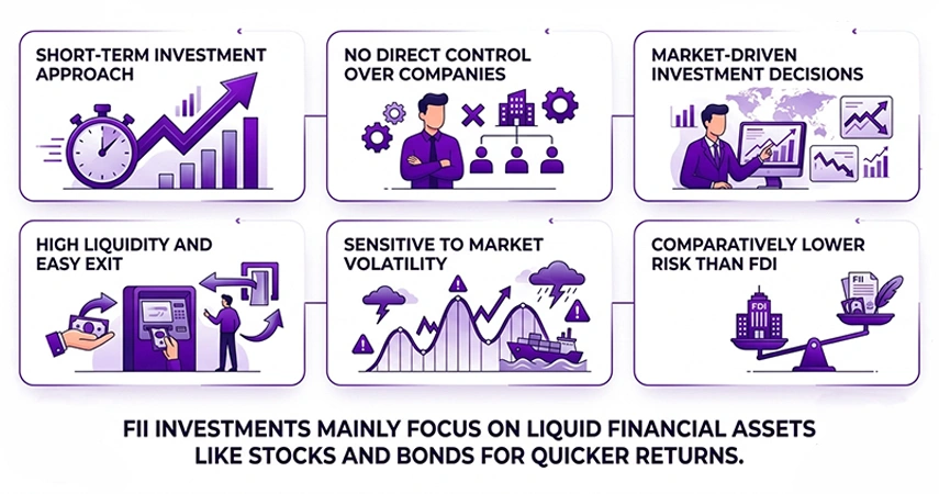 Features of Foreign Institutional Investment