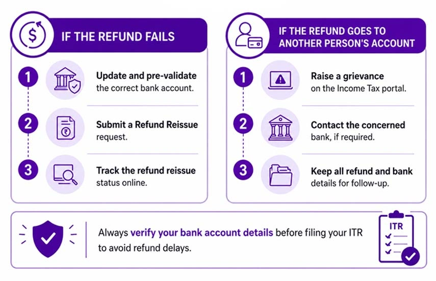 Tax Refund Is Sent to the Wrong Bank Account
