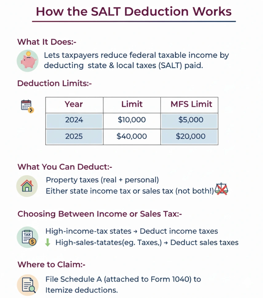 how to work SALT Deduction  
