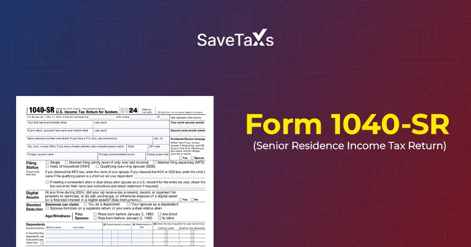IRS Form 1040-SR