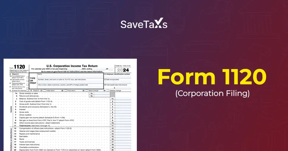 What is IRS Tax Form 1120?