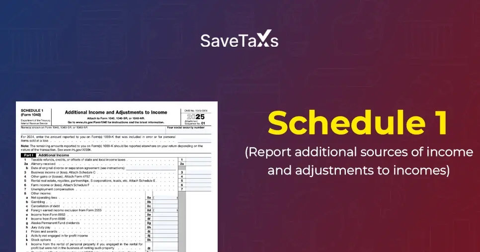 What is Schedule 1: IRS Form 1040?