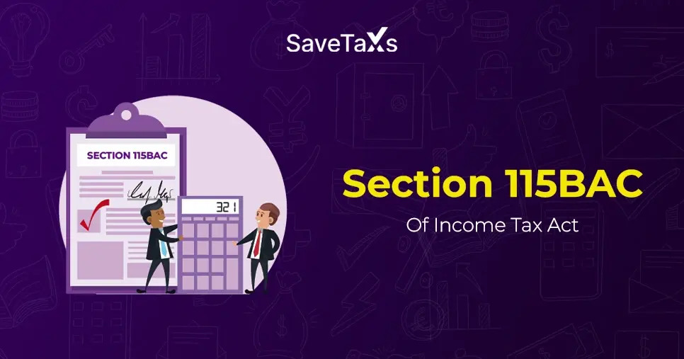 Section 115BAC New tax Regime